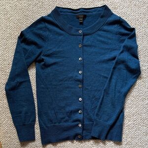 J. Crew Teal Jackie Cardigan